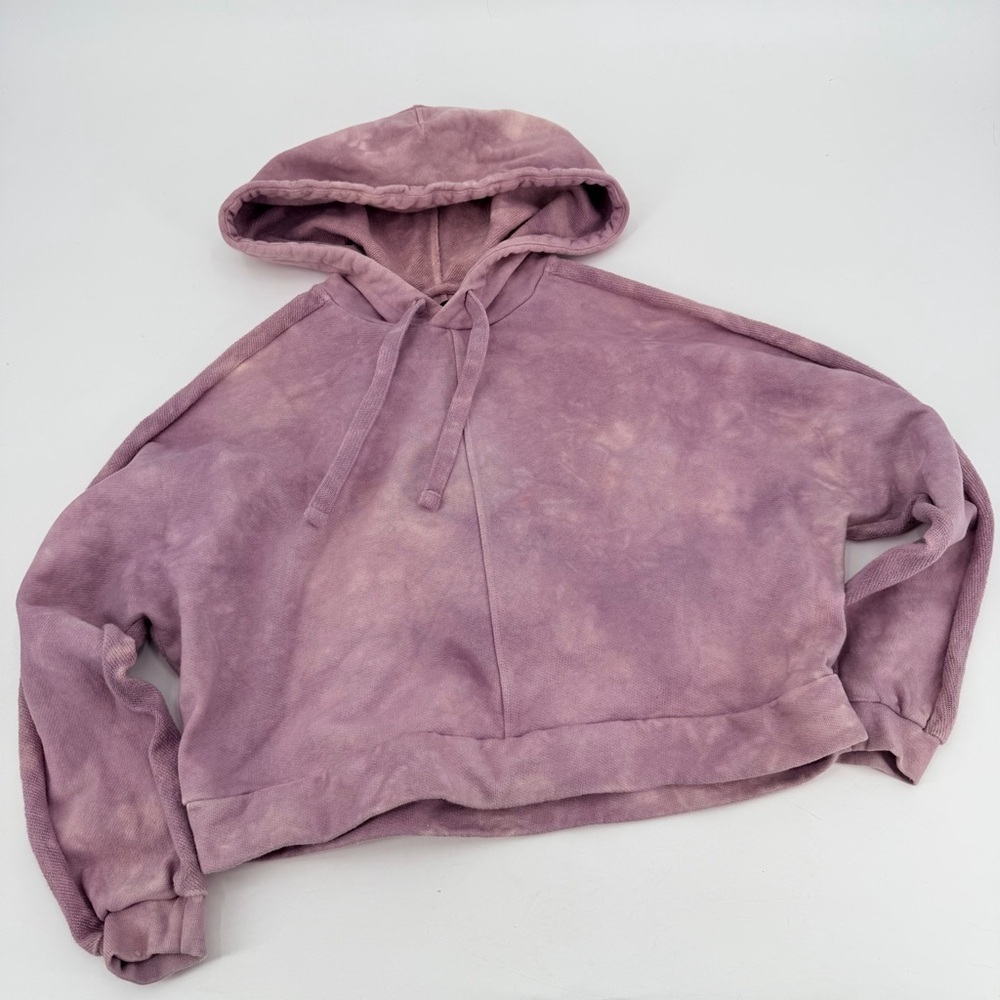 HOLDEN USA Cotton Oversized Cropped Hoodie Tie Dye XS - Picture 2 of 6